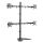 LogiLink BP0046 Flachbildschirm-Tischhalterung 81,3 cm (32") Tisch/Bank Edelstahl