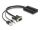 DELOCK HDMI zu VGA Adapter mit Audio 25 cm