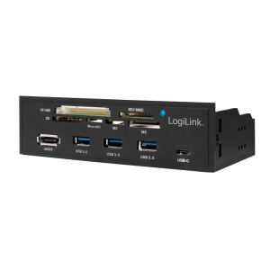 LogiLink UA0341 Kartenleser SATA Eingebaut Schwarz