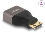DeLOCK HDMI Adapter Mini-C Stecker zu A Buchse 8K 60 Hz...