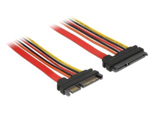 DeLOCK 84917 SATA-Kabel 0,1 m SATA 22-pin Orange, Rot, Gelb