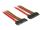 DeLOCK 84917 SATA-Kabel 0,1 m SATA 22-pin Orange, Rot, Gelb