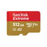 SanDisk Extreme 512 GB MicroSDHC UHS-I Klasse 10