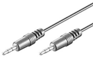 MediaRange 1m, 3.5mm - 3.5mm Audio-Kabel Schwarz