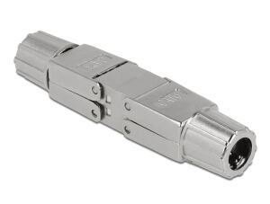 DELOCK Verbinder für Netzwerkkabel Cat.6 STP werkzeugfrei