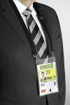 Durable Namensschild A6 mit Textilband duo