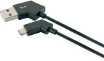 Schwaiger LKW 120 M USB Kabel USB 2.0 1,2 m USB A Micro-USB B Schwarz