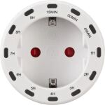 Brennenstuhl 1506130 Elektrischer Timer Weiß