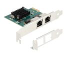 DeLOCK PCI Express x1 Karte zu 2 x RJ45 Gigabit LAN BCM