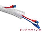 DELOCK Geflechtschlauch mit Klettverschluss 2 m x 32 mm...
