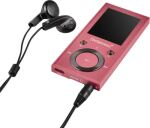 Intenso Video Scooter BT MP3-Player 64 GB – Bluetooth 5.0, 1,8" LCD Display, USB-C, microSD-Kartenleser, 18 Std. Akkulaufzeit, Musik- & Videoplayer, Pink