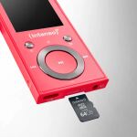 Intenso Video Scooter BT MP3-Player 64 GB – Bluetooth 5.0, 1,8" LCD Display, USB-C, microSD-Kartenleser, 18 Std. Akkulaufzeit, Musik- & Videoplayer, Pink