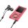 Intenso Video Scooter BT MP3-Player 64 GB – Bluetooth 5.0, 1,8" LCD Display, USB-C, microSD-Kartenleser, 18 Std. Akkulaufzeit, Musik- & Videoplayer, Pink