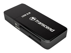 Transcend RDF5 Kartenleser USB 3.2 Gen 1 (3.1 Gen 1) Type-A Schwarz