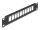 DELOCK 10" Keystone Patchpanel 10 Port schwarz