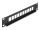 DELOCK 10" Keystone Patchpanel 10 Port schwarz