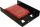 Inter-Tech 88885232 Hard Drive Backplane 2x 2,5" Frontblende Schwarz