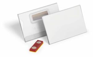 Durable 824419 Ausweisehülle/ -halter Namensschild-Halterung Kunststoff 1 Stück(e)