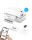 Inateck PR40 Etikettendrucker Thermodirekt 203 x 203 DPI 150 mm/sek Verkabelt & Kabellos Bluetooth