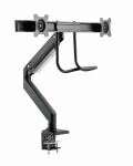 Gembird MA-DA2-04 Flachbildschirm-Tischhalterung 81,3 cm (32") Tisch/Bank Schwarz
