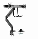Gembird MA-DA2-04 Flachbildschirm-Tischhalterung 81,3 cm (32") Tisch/Bank Schwarz
