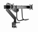 Gembird MA-DA2-04 Flachbildschirm-Tischhalterung 81,3 cm (32") Tisch/Bank Schwarz