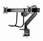 Gembird MA-DA2-04 Flachbildschirm-Tischhalterung 81,3 cm (32") Tisch/Bank Schwarz