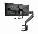 Gembird MA-DA2-04 Flachbildschirm-Tischhalterung 81,3 cm (32") Tisch/Bank Schwarz