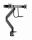 Gembird MA-DA2-04 Flachbildschirm-Tischhalterung 81,3 cm (32") Tisch/Bank Schwarz