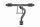 Gembird MA-DA2-04 Flachbildschirm-Tischhalterung 81,3 cm (32") Tisch/Bank Schwarz