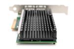 Digitus 2-Port 10 Gigabit Ethernet Netzwerkkarte, RJ45, PCI Express, Intel Chipsatz