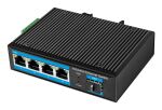 LogiLink NS204 Netzwerk-Switch Unmanaged Gigabit Ethernet (10/100/1000) Schwarz