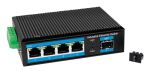 LogiLink NS204 Netzwerk-Switch Unmanaged Gigabit Ethernet (10/100/1000) Schwarz