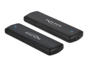 DeLOCK Externes USB Type-C™ Combo Gehäuse für M.2 NVMe PCIe oder SATA SSD