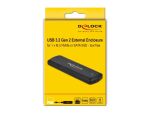 DeLOCK Externes USB Type-C™ Combo Gehäuse für M.2 NVMe PCIe oder SATA SSD