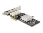 DELOCK PCI Express x4 Karte zu 4x RJ45 Gigabit LAN i350 Port