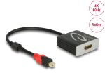 DeLOCK Aktiver mini DisplayPort 1.4 zu HDMI Adapter 4K 60...