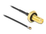 DeLOCK Antennenkabel SMA Buchse zum Einbau zu I-PEX Inc.,...