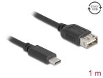 DELOCK USB 2.0 Kabel USB Type-C St zu USB Typ-A Buchse 1 m