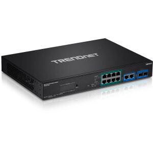 Trendnet TPE-3012LS Netzwerk-Switch Managed Gigabit Ethernet (10/100/1000) Power over Ethernet (PoE) 1U Schwarz
