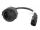 Lanberg CA-C14E-10CC-0018-BK Stromkabel Schwarz 0,18 m C14-Koppler