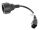 Lanberg CA-C14E-10CC-0018-BK Stromkabel Schwarz 0,18 m C14-Koppler