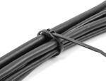 DeLOCK Kabelbinder mit flachem Kopf L 370 x B 7,6 mm 100 Stück schwarz