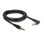 DELOCK Klinkenkabel 3.5mm 4Pin-St > St gewinkelt 3.0m schwar