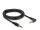 DELOCK Klinkenkabel 3.5mm 4Pin-St > St gewinkelt 3.0m schwar