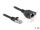 DELOCK Verlängerungskabel S/FTP RJ45 ST -> BU Cat6A 1.00m sw