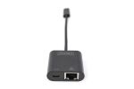 Digitus USB Type-C™ Gigabit Ethernet Adapter mit Power Delivery Unterstützung