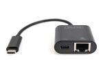 Digitus USB Type-C™ Gigabit Ethernet Adapter mit Power Delivery Unterstützung