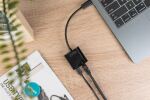 Digitus USB Type-C™ Gigabit Ethernet Adapter mit Power Delivery Unterstützung