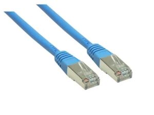Alcasa 1m Cat6 S/FTP Netzwerkkabel Blau S/FTP (S-STP)
